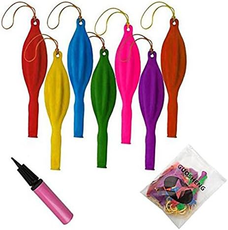 Neon Punch Balls（50pcs）with Air Pump
