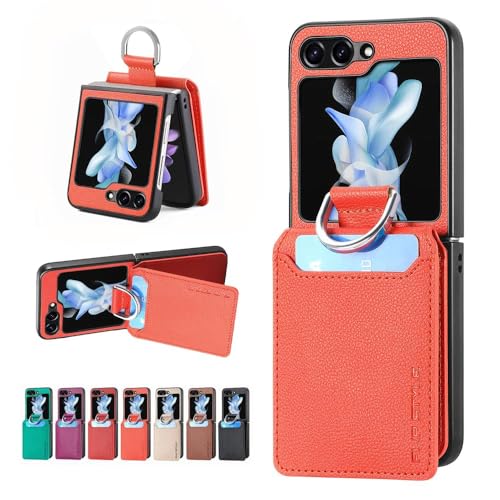 Carambola �X�}�z�P�[�XGalaxy Z Flip6�Ή� �P�[�X �J�[�h���[ Galaxy ZFlip6 5G �p �����O�t�� �܂肽���� �M�����N�V�[ z �t���b�v6 �J�o�[ �X�^���h�@�\ �����h�~ �w�ʕی�