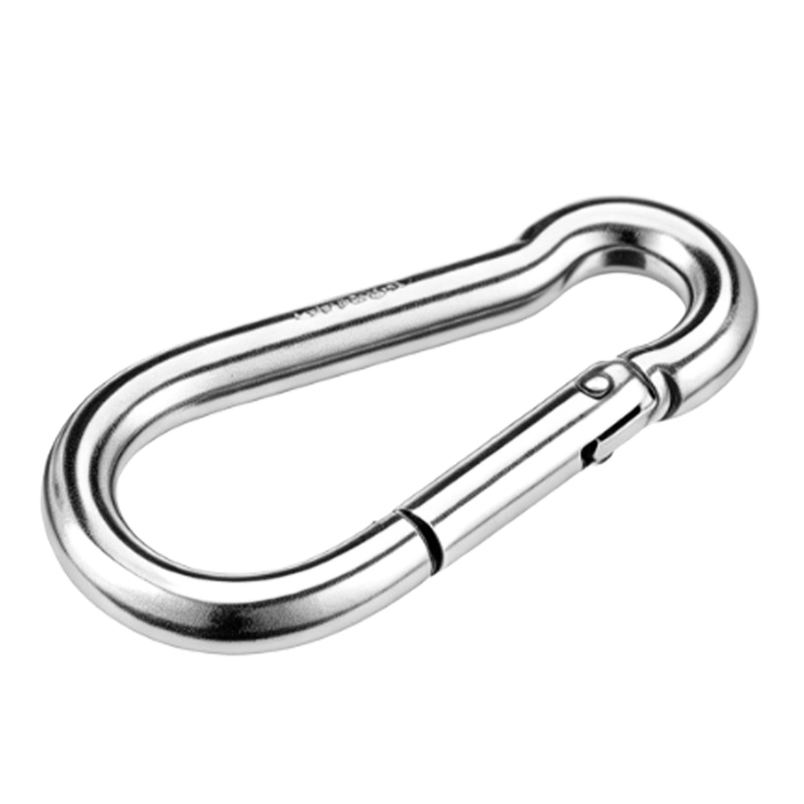 Generic Set di Serrature a Catena per Cancelli in Acciaio Inossidabile da 6 Pezzi, 20 Pollici (Lunghezza catena 51 cm) | Catene da fienile resistenti e regolabili, moschettone, per recinzione esterna per cancelli per bestiame