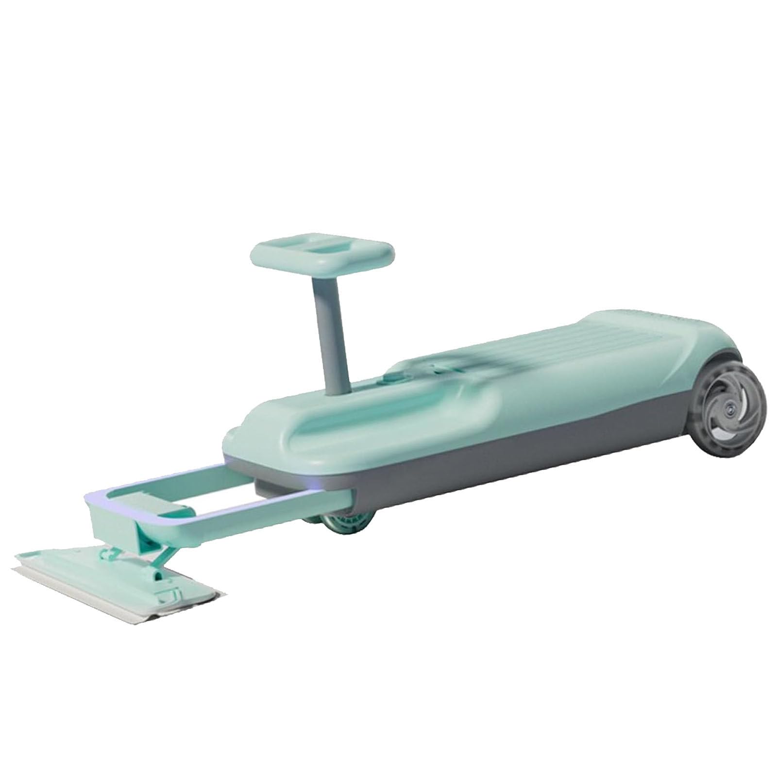 Kids Ride-On Floor Cleaner Kart with Variable Speed and Retractable Mop for Fun Mopping