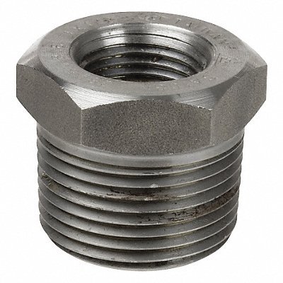 Hex Reducing Bushing, 1 1/2 x 1 In, 304 SS