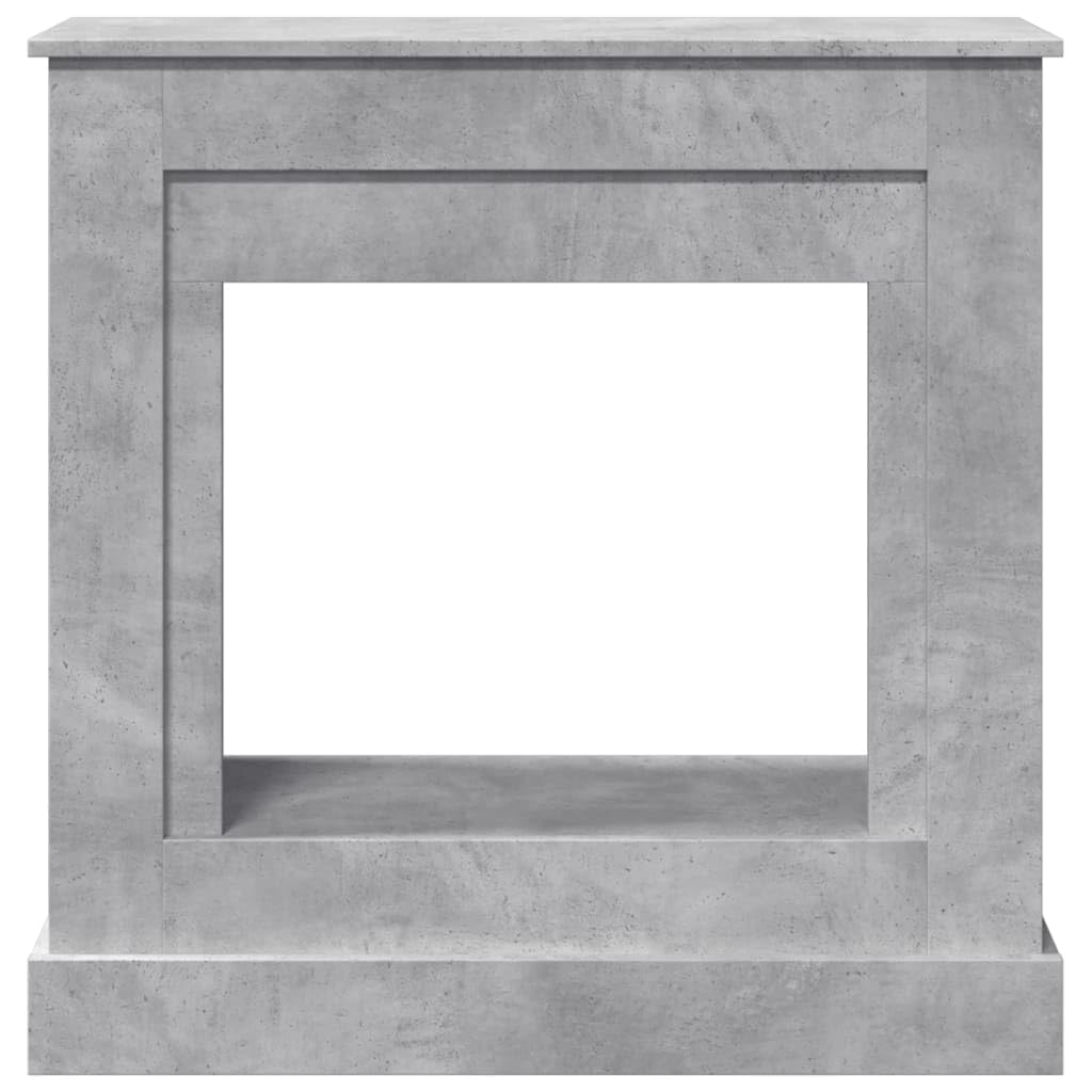 vidaXL Cornice per Camino Grigio Cemento 90x30x90 cm in Truciolato