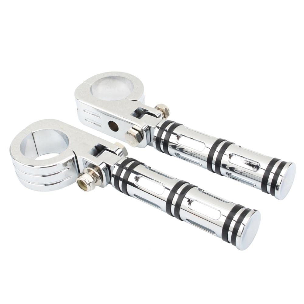 Stopki chromowane motocyklowe Highway Foot Pegs Footrest 32 38 mm Engine Guard FootpegVehicle Parts & Accessories, Części motocyklowe, inne części motocyklowe! Podnóżki motocyklowe (kolor: 38