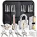 Dietrich Set, Preciva 26 tlg. Lockpicking Set Generalschlüssel-Systeme mit für Einsteiger