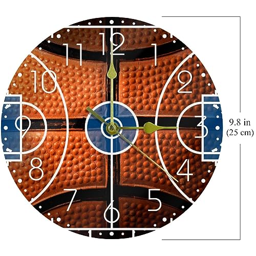 Horloges murales de 25,4 cm rondes et silencieuses pour école - 7