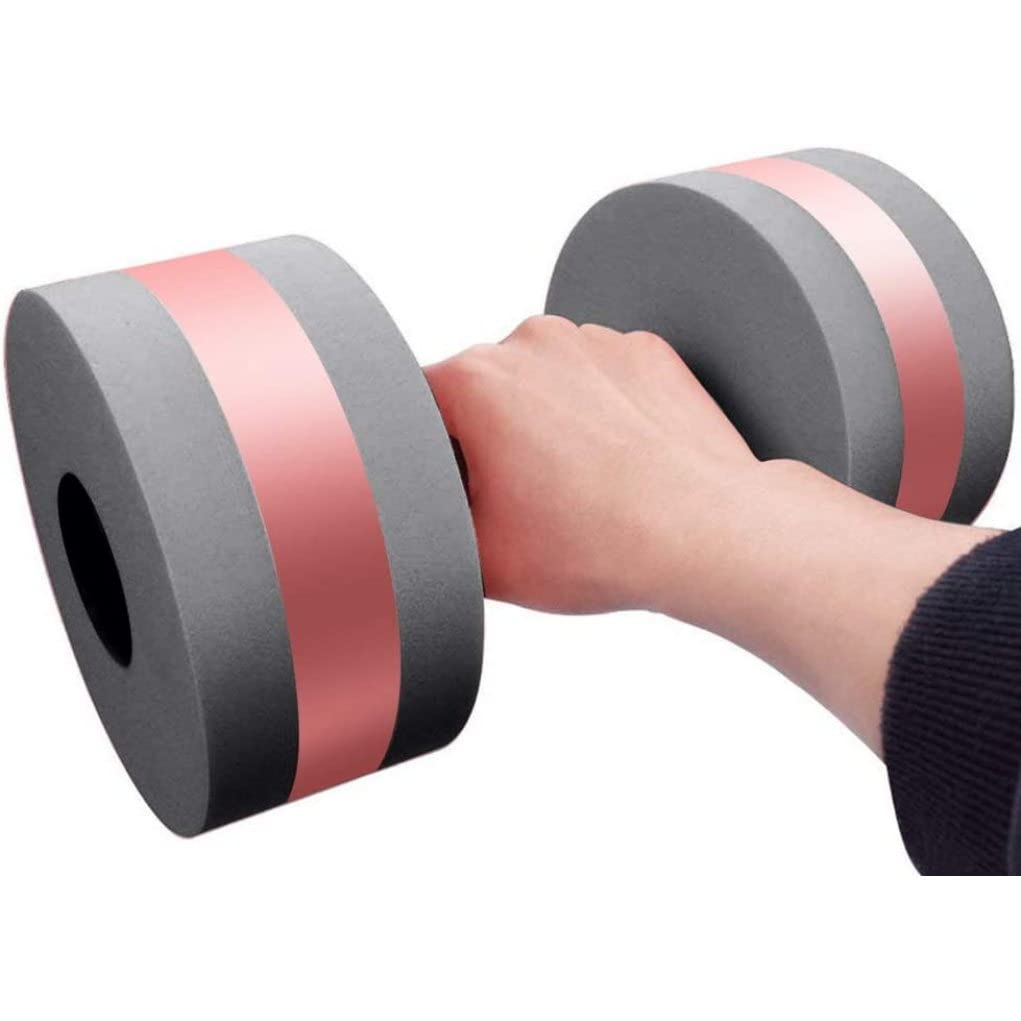 Haltères En Mousse EVA Pour Aquagym Et Fitness Aquatique - Lot De 2 - Bleu Et Blanc - 4
