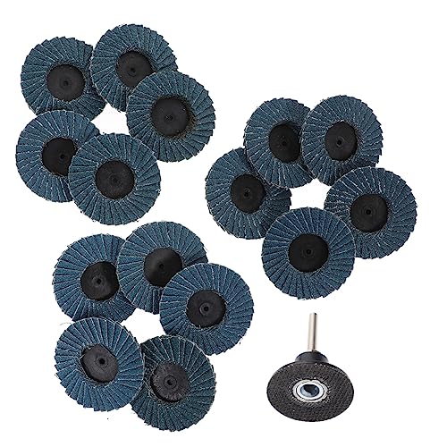 KICHOUSE 1 Set Flap Disc Sanding Grinding Wheel for Angle Grinder Wire Wheel for Angle Grinder