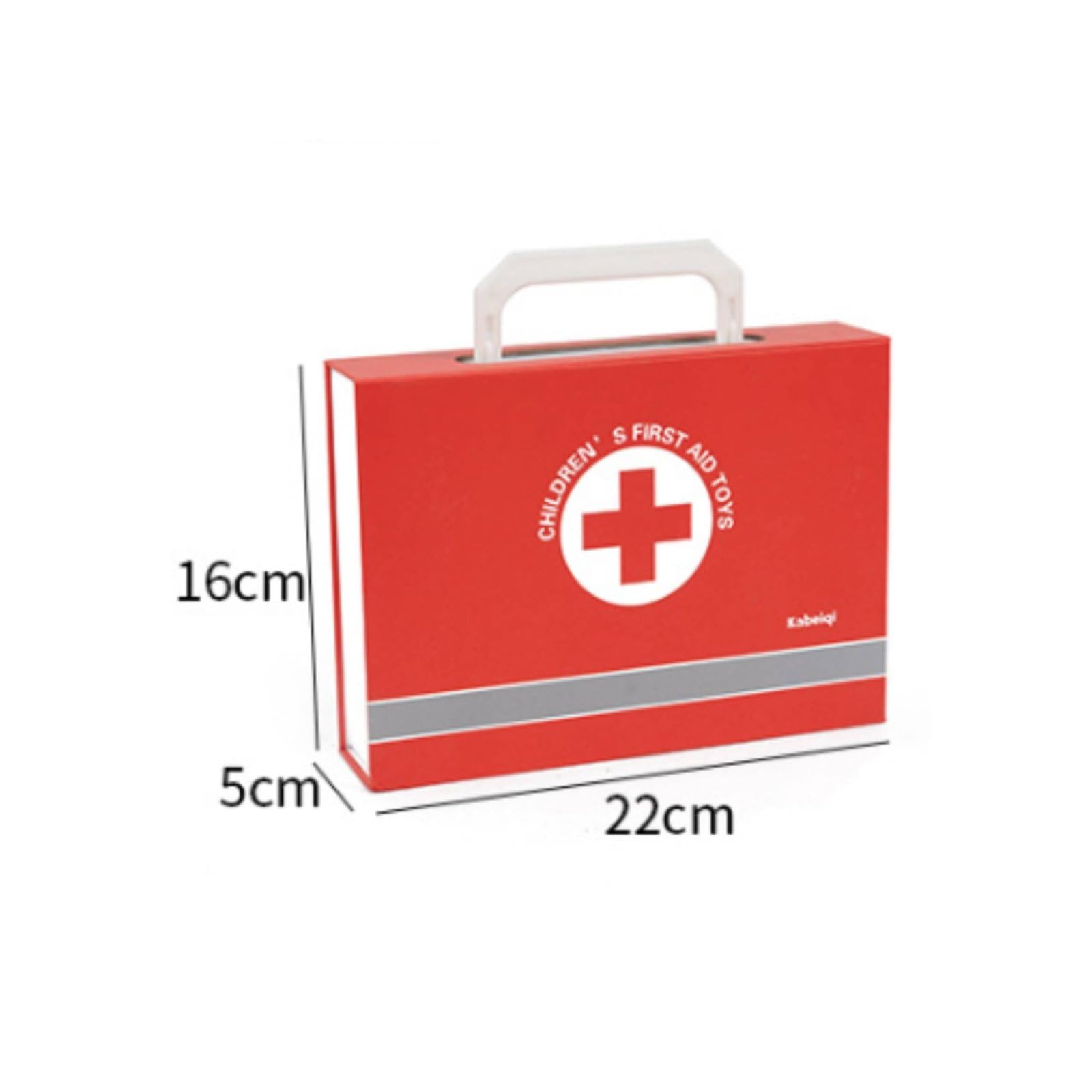 Gioco Del Dottore Bambini Set Medico Finto Kit Dottore Giocattolo Valigetta Legno con Pezzi Lisci E Tattili per Esplorazione Fiducia E Narrazione , Scatola Regalo
