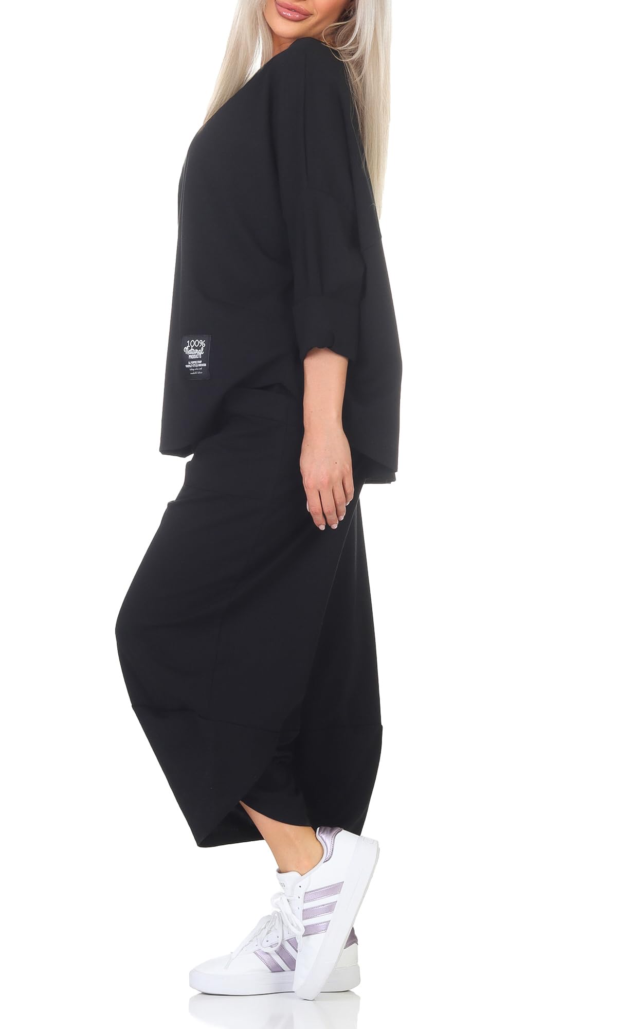 Hausanzug Damen Zweiteiler Cozy Lounge Set BequemerJogger für Frühling & Herbst Weiche Jogginghose & Pullover 6171