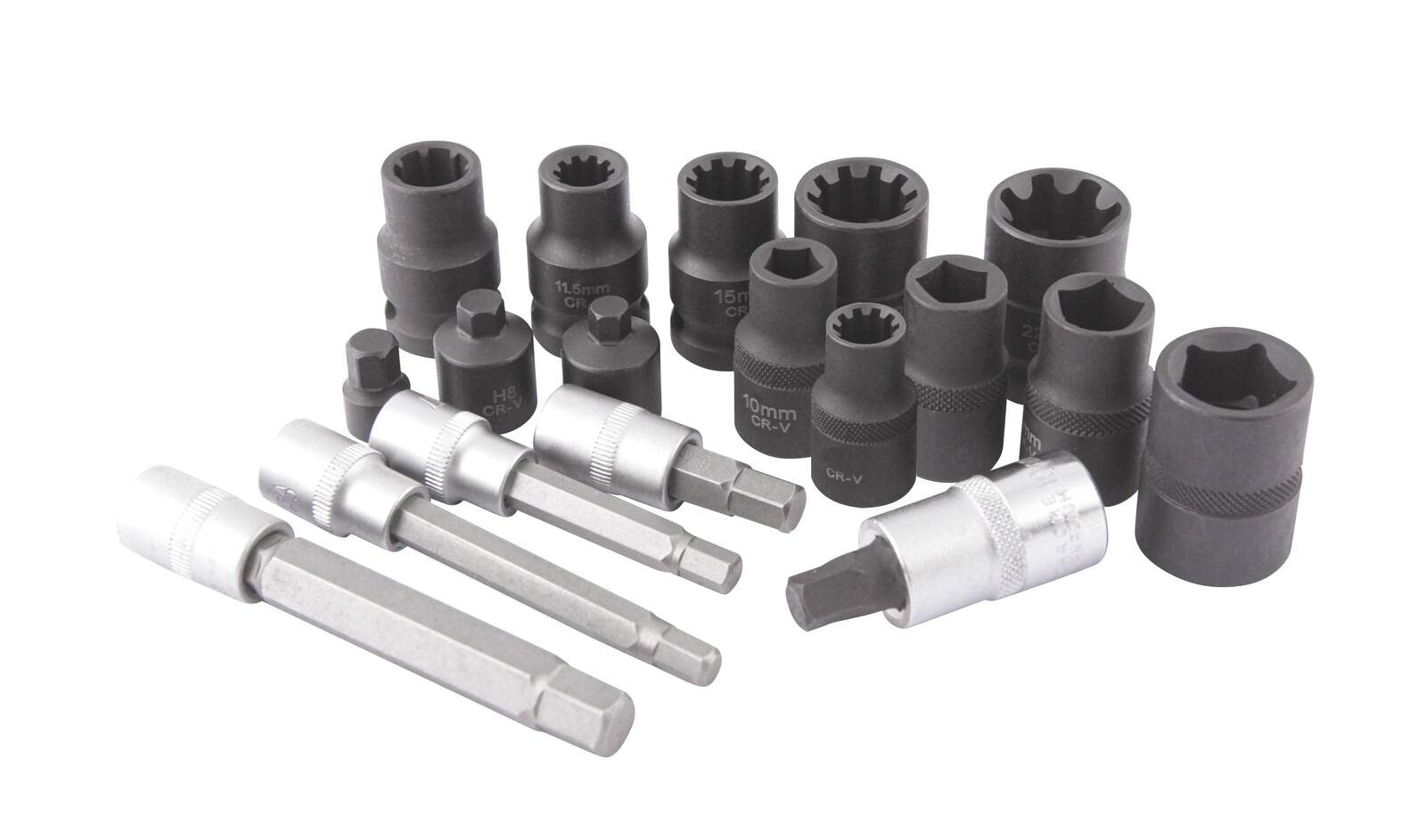 Coffret douilles CrV étrier de frein (18 pcs) - OM 0180 - CLAS Equipements