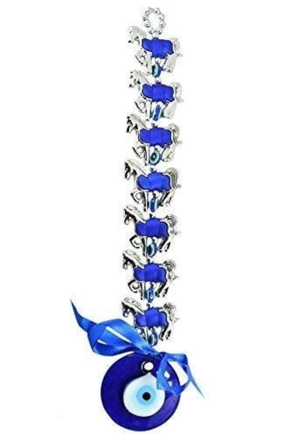 RABARIKAA7 Horse Evil Eye Hanging for Good Luck and Prosperity - 36 cm