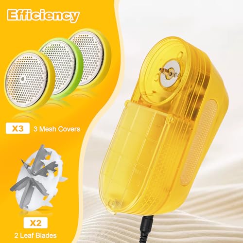 Image of Pill Remover Fabric Shaver for Clothes- 30W Power Electric Lint Remover, Industrial Sweater Pill Remover, Speed of 12000 RPM for Dry Cleaners /Clothes /Furniture /Bedding(No Charging Required)