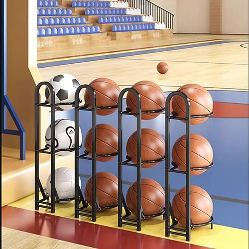 Support de rangement pour ballons pliable et polyvalent sur pied - 6