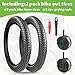 WEEROCK 20 Inch Bike Tire 20 X 2.25 Bicycle Tires 2 Pack Foldable Replacement Tyres with Inner Tubes for 20