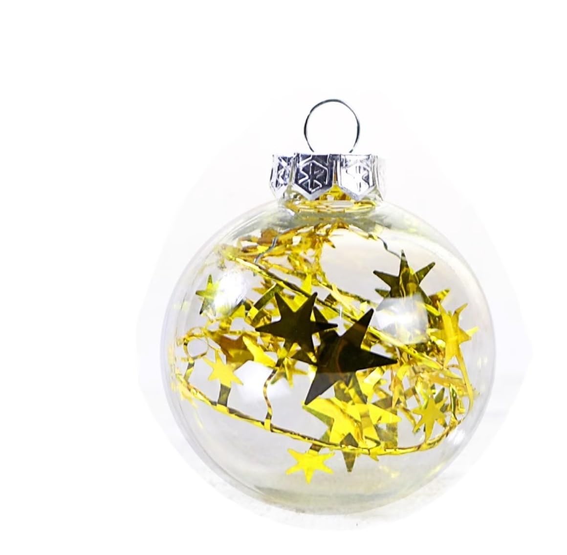 Palline di Natale Palline di Natale da 24 Pezzi Ornamenti 2,36 Pollici Palle Infrangibili per La Decorazione della Festa Nuziale Decorazioni(Gold)