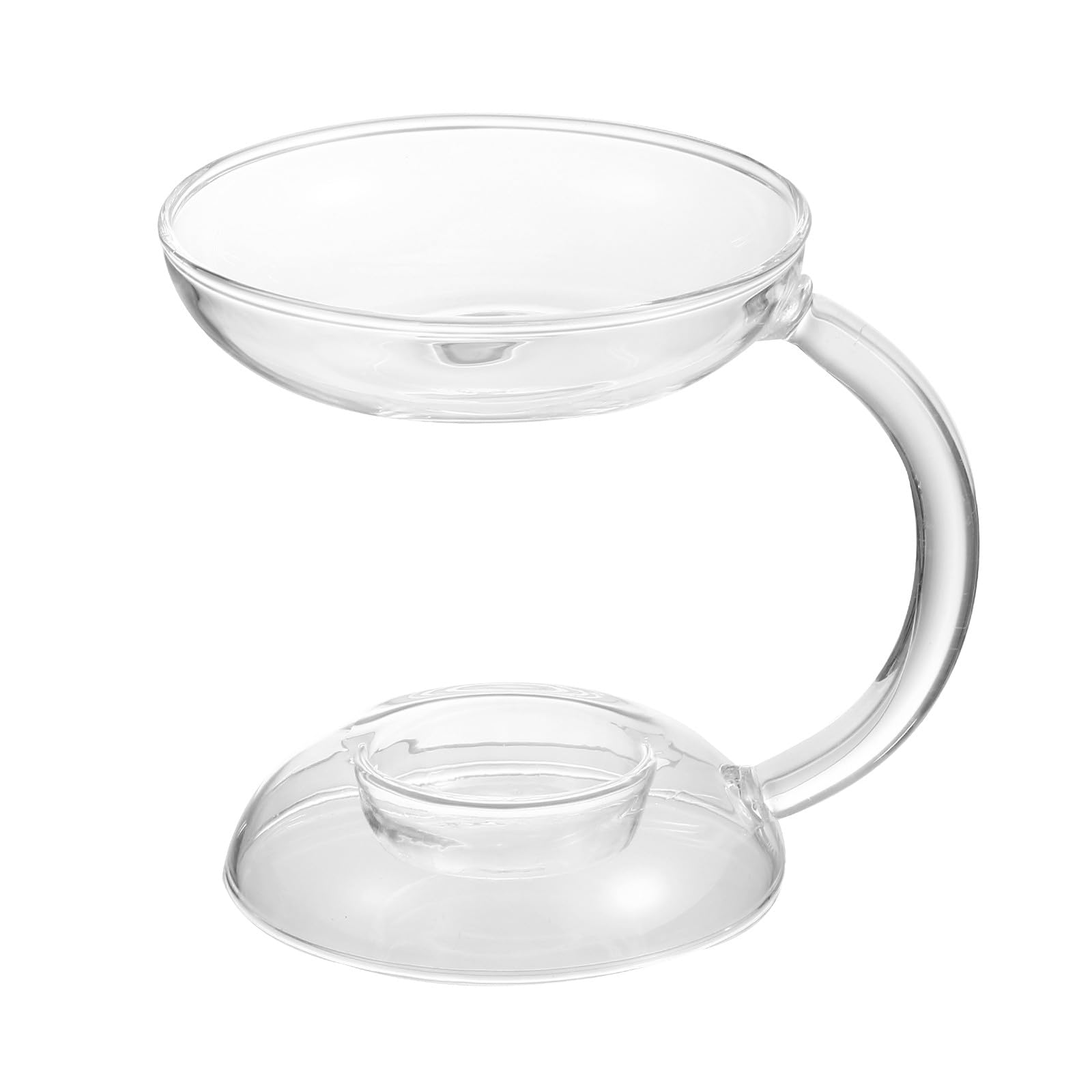 Veemoon Candelabro de Cristal Portavelas Adecuado para Tealight y Aceite Esencial, Lámpara de Aromaterapia para Vela Aromática Adecuado para Bodas y Bares