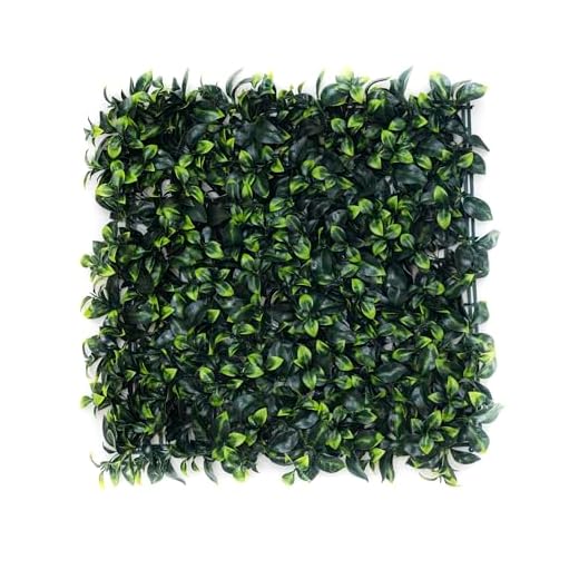 Valyria Home | Jardín Vertical Artificial Interior y Exterior| Planta Artificial Pared | Pack 4 Paneles 50x50 cm (1m²) | Decoración Diseño Moderno | Proteccion UV | Traful