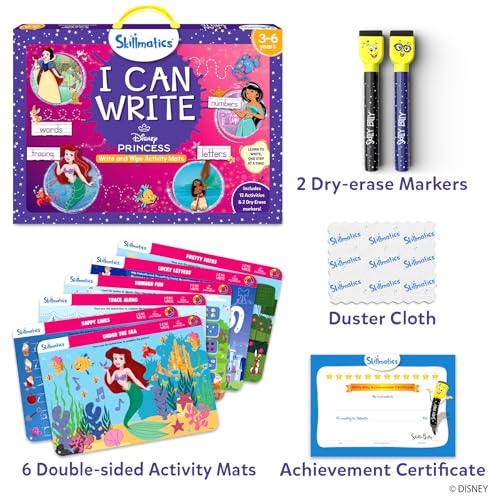 Image of Skillmatics I Can Write - Disney Princess, Preschool Learning Activity Toy
