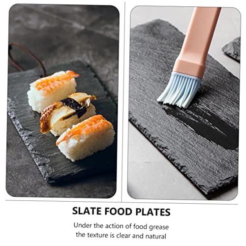 Platos rectangulares de pizarra Alipis 2 piezas miniatura 6
