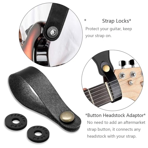 FASE Guitare Folk Guitare éLectrique Basse Sangle en Pur Coton avec – - Les Beatles, Paul McCartney, John Lennon, RIngo Starr, George Harrison FASE Guitare Folk Guitare éLectrique Basse Sangle en Pur Coton avec - – Image 6