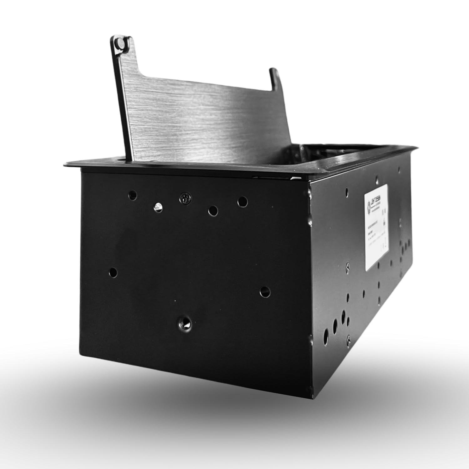 Evotrade Versenkbare Mehrfachsteckdose mit 2 Schuko-Steckdosen + USB A+C 10 W, HDMI, RJ45, gedämpfter Verschluss, ideal für Schreibtische, Küchen und Arbeitsplatten, 3600 W, Kabel 1,5 m, Bohrung 253 x