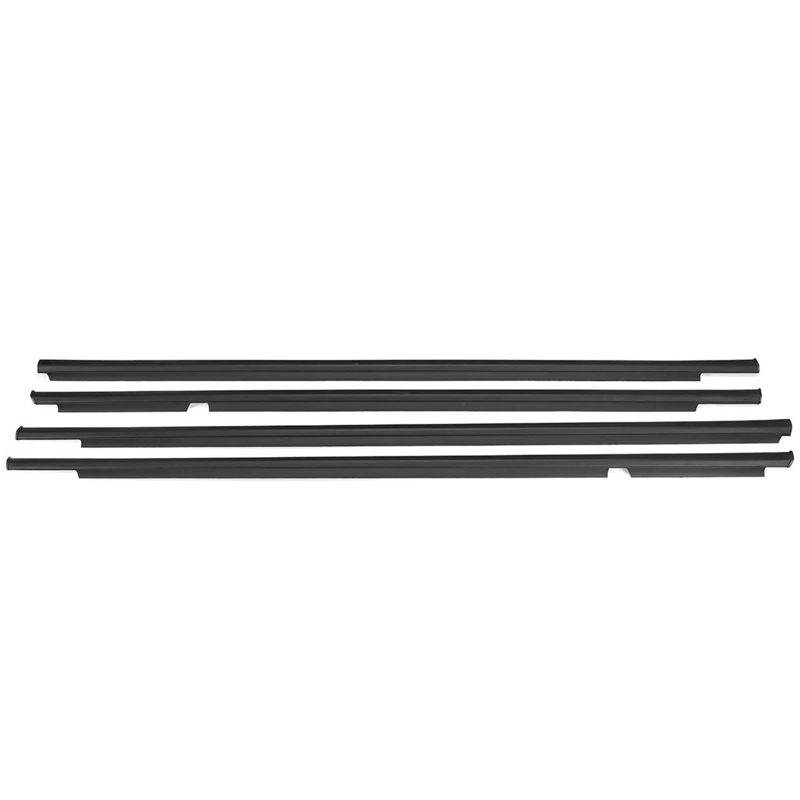Csspdm 4Pcs Black 4 Pcs Car Outside Chrome Or Black Windows Rubber Seal For Lexus Gx470 2003 2004-2009 Weatherstrip 75711-60061