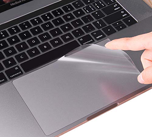 (2 Pack) Clear Anti-Scratch Trackpad Touchpad Touch Panel Protector Cover Skin For Newest Macbook Pro 15 Inch A1707 A1990 Touch Bar And Touch Id Version (Released 2016/2017/2018) #TOP21
