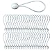 SORARA 40 Bungee Cords Ball für Banner, Planen, Pavillons, Zelte und Planen | Weiß