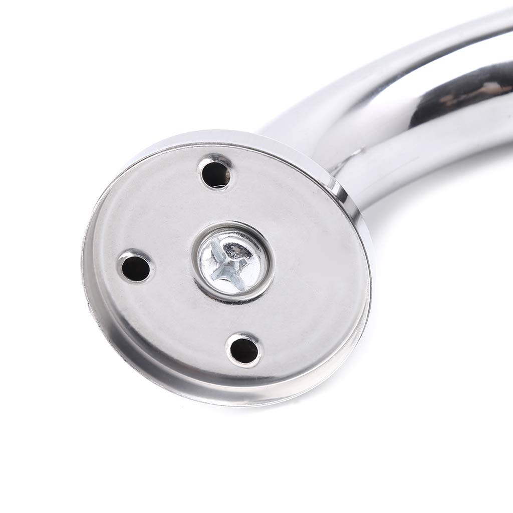 JOYKK 50 cm Baño de Acero Inoxidable Tina de barandilla Barra de Agarre Ducha Soporte de Seguridad Manija Toallero - Plateado