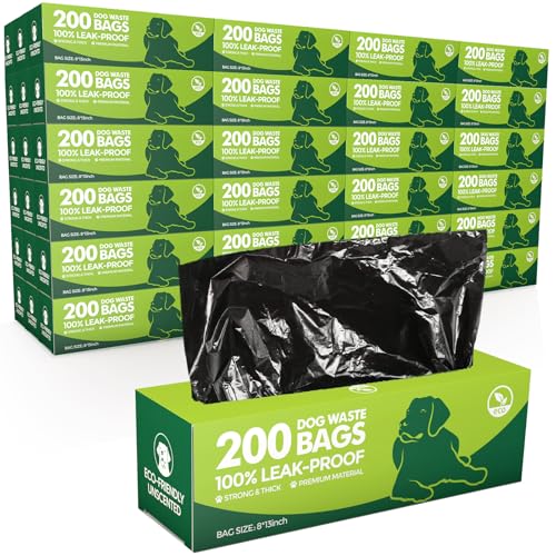 Image of Sherr 15 Boxed Rolls 3000 Counts Dog Poop Bags Bulk Leak Proof Dog Doggy Poop Pet Waste Bags for Puppy Pets Outdoor Walking and Travel