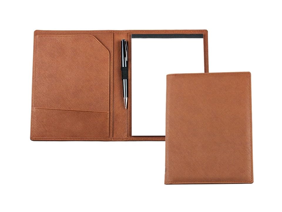 Portadocumenti In Pelle Cambridge DIN A5 DELMON VARONE - Personalizzabile Con Nome, Rosso