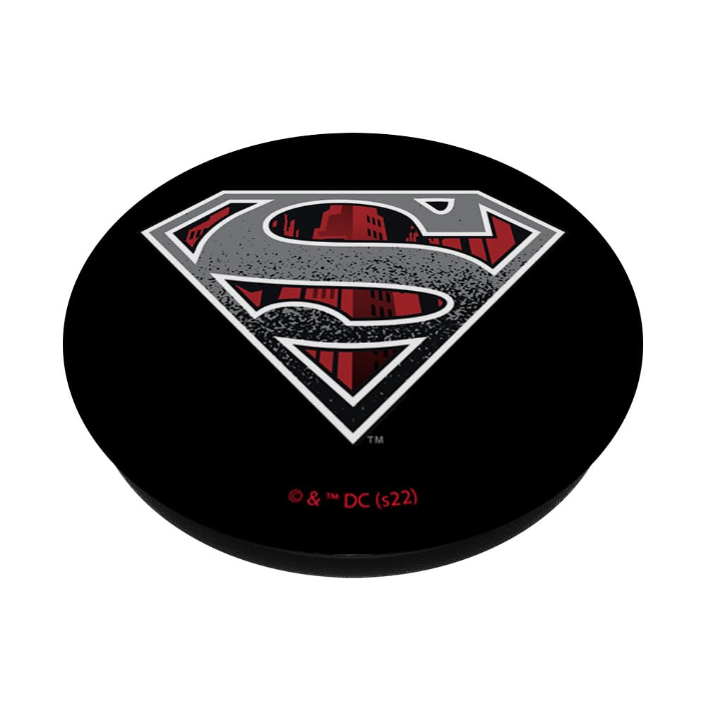 DC Comics Superman Skyline Chest Logo PopSockets Swappable PopGrip