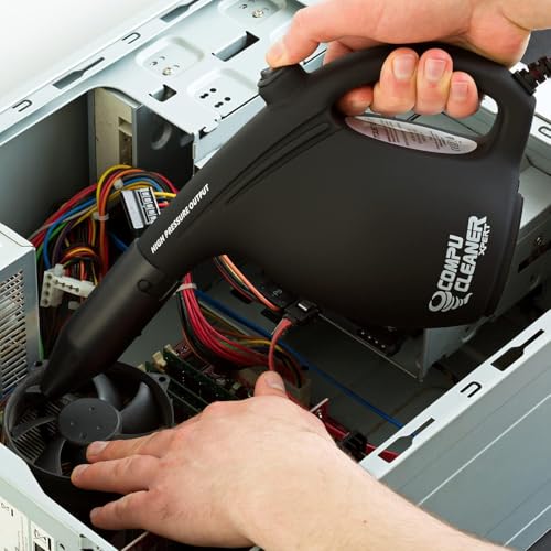 Plumero de aire eléctrica Compucleaner Xpert soluciona suciedad en componentes internos 5