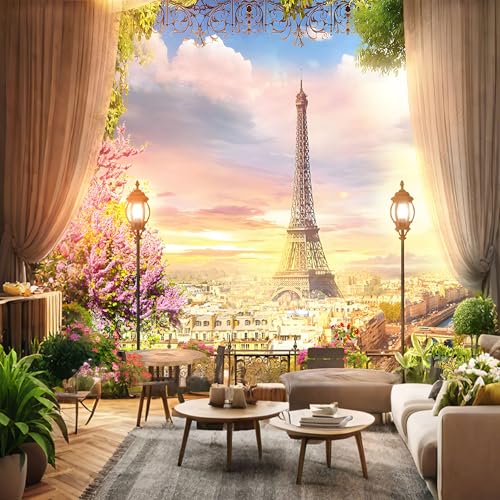 Fondo fotográfico Ciudad de París 8x6 ft miniatura 6