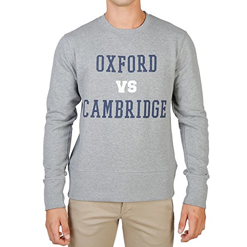 Crewneck Homme Oxford University en Molleton Fleece Casual