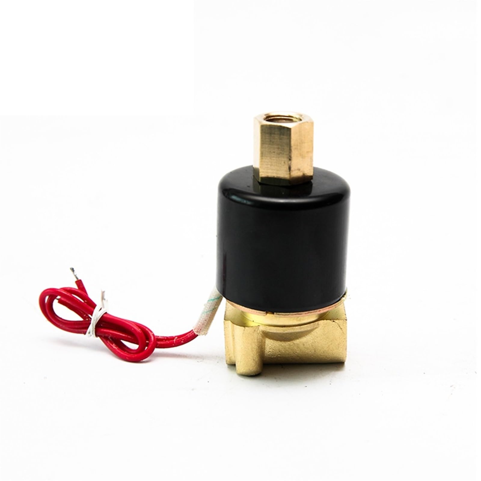 Ieumjnat Bsp-220Vac 1/4" Normally Open Brass Ip65 Waterproof 220V 24V 12V Gas Solenoid Valve For Water Oil(Bsp-220Vac)