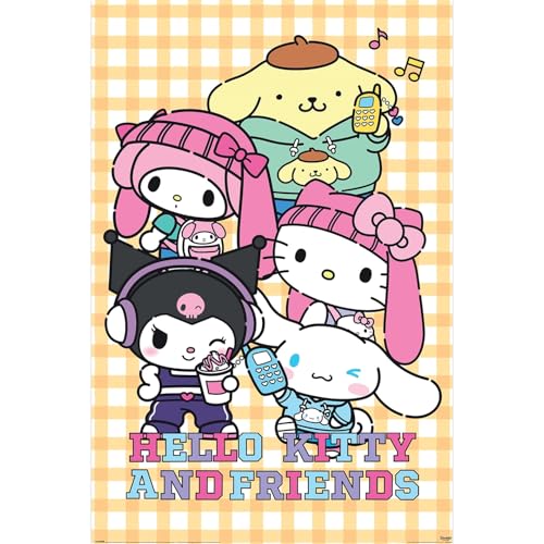 Pyramid International Sanrio Maxi poster Motif Hello Kitty Pop 90 x 60 cm Produit sous licence officielle