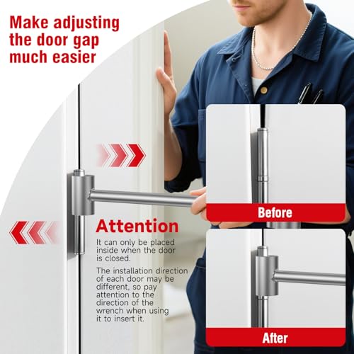 Door Hinge Adjustment Tool, 9-25mm Diameter Hinge Adjustment Wrench, A Door Hinge Repair Tool Suitable for Residential, Firefighting, Industrial, Security, and cleanroom use, Easy to use by Generic - Used condition - Image 6