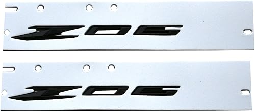 Miniatura 4 de 1 emblema Z06 de repuesto para insignia lateral de automóvil para GM Chevrolet C8 Corvette 85623536 2020-2022 (flash de carbono)