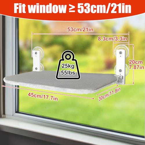 Sofá cama de ventana para gatos grandes mirador elevado ideal para salones y dormitorios 6