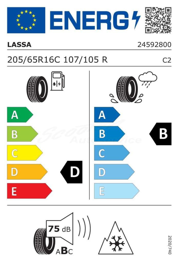 lassa 205/65R16 C 107/105R (S, C, 75) Perfil: wintus 2/Invierno