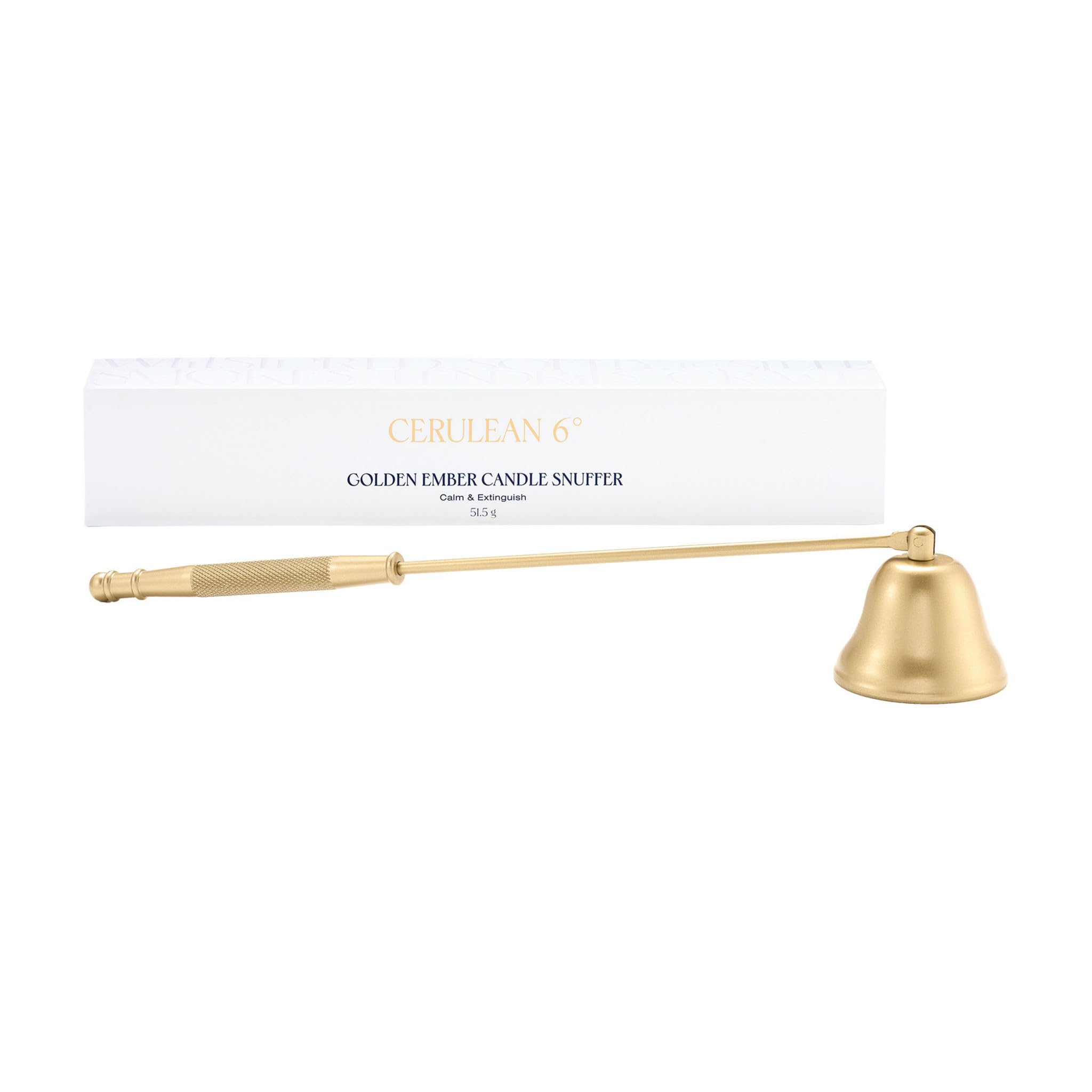 CERULEAN 6° Candle Snuffer - Gold-Plated Stainless Steel Snuffer That Safely extinguishes Your Candles While Adding an Elegant Touch to Your Home décor.