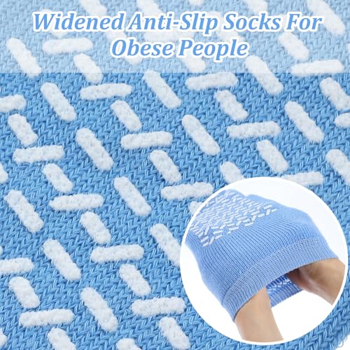 JIEYAO 6 Pairs XX-Large Hospital Non-Slip Socks, Non-Skid Slipper Socks Soft Gripper Socks for Women Men Home Hospital4