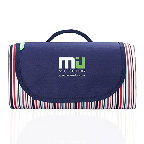 MIU COLOR 61-2015-001 - Manta Plegable para Picnic (con asa, Resistente a la Humedad, al Agua y a la Arena, 200 x 145 cm)