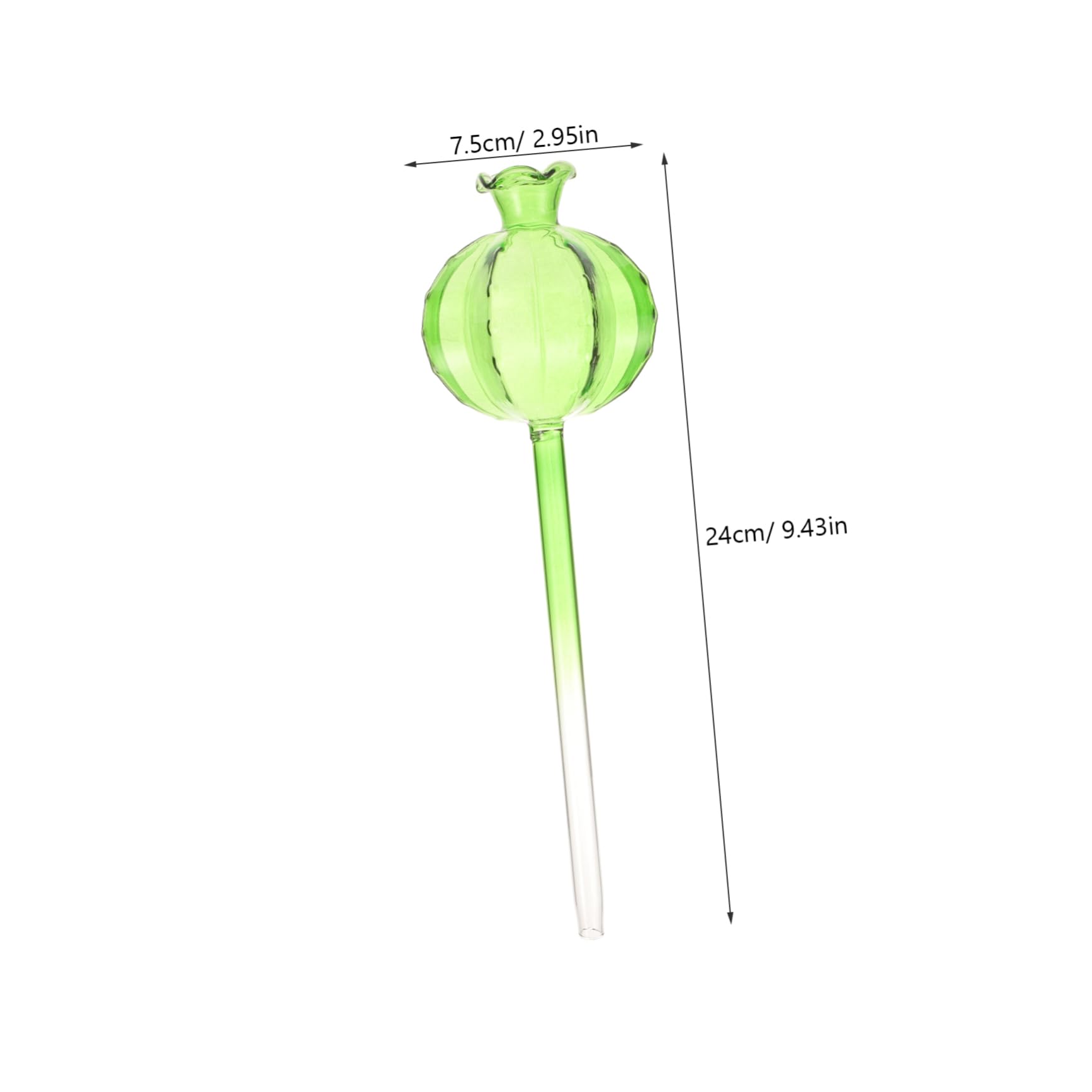 Kisangel 3 Ensembles Pot De Fleurs À Arrosage Automatique Pointes D'arrosage Bulbe D'arrosage Globes D'arrosage en Verre pour Plantes Globes d'eau Light Green Un Verre 4 Pièces * 3