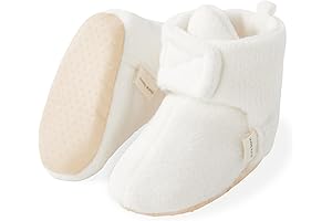 Soft Fleece Cozy Booties for Newborns (0-3 Months)