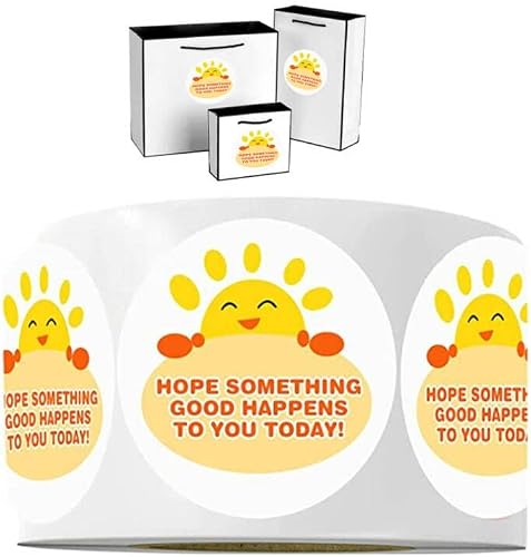 Sending Sunshine Your Way Stickers,Sunshine Happy Mail Have a Nice Day Stickers Labels for Shipping,Baking,Handcraft Projects,1.5 Inch 500 Pcs