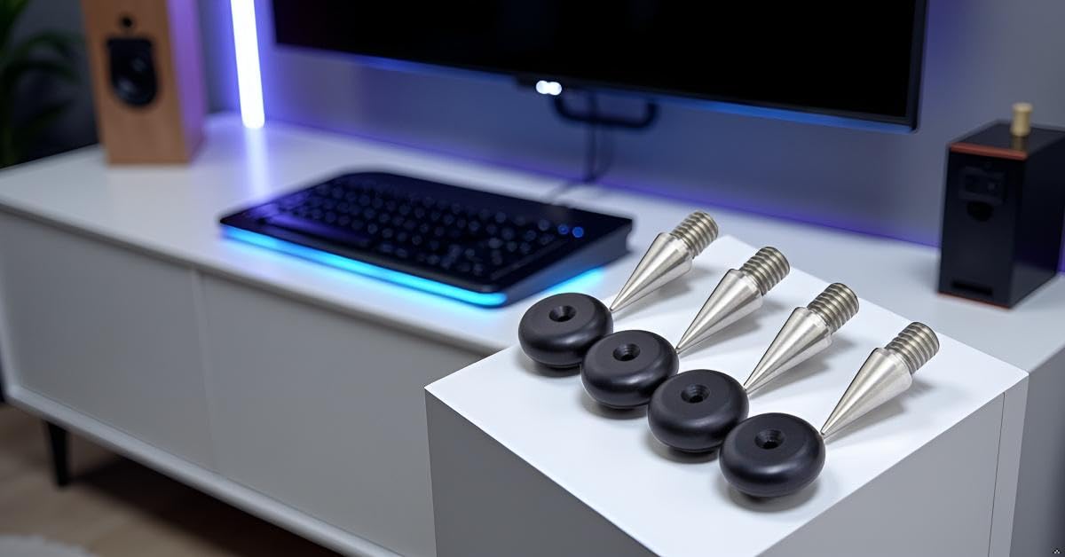 PrecisionGeek - M6 Speaker Spikes And Pads (Stainl On - View #9