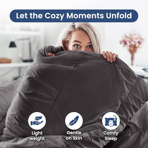 Image of Martex 3-Piece Reversible Comforter Set, Full /Queen, Graphite /Ebony | Versatile Room Decor, Lightweight, Durable Bedding, Machine Washable, Super Soft