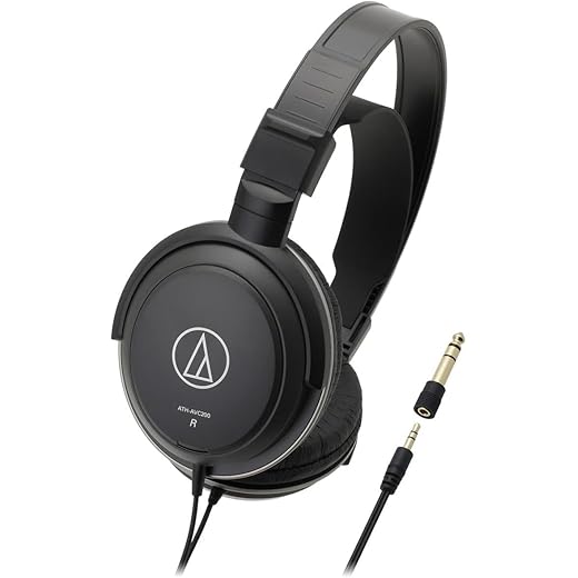 Audio-Technica ATH-AVC200 Closed Back Dynamic Headphones